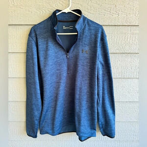 Under Armor Blue Fleece Pullover - Size Large